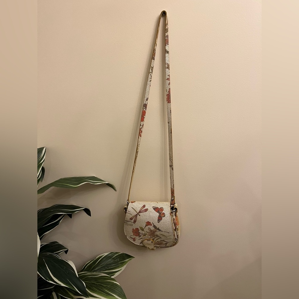 Leather Butterfly Crossbody